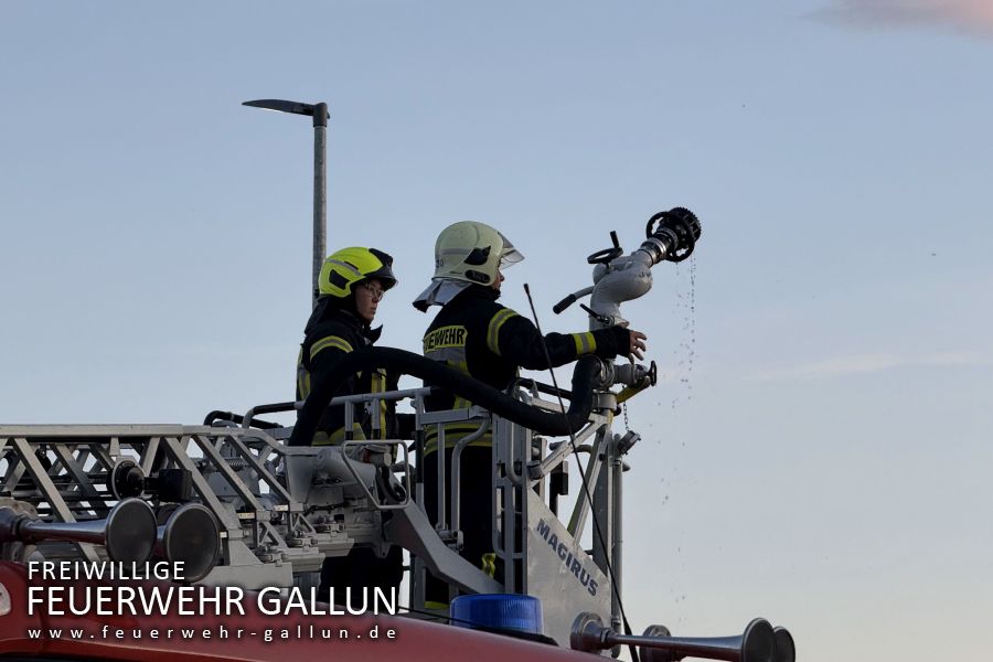 Ausbildung mit der Feuerwehr Mittenwalde